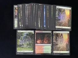 2025 Magic The Gathering MTG Marvel Spm EN Foil Forest Savage Mansion Lot*55 GAV - Image 1