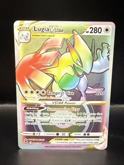 Pokemon Lugia VSTAR (Secret) 202/195 Swsh12: Sword & Shield - Silver Tempest NM - Image 1
