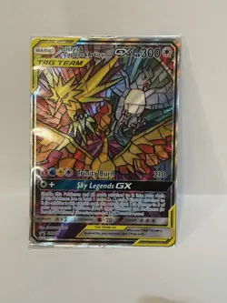 Pokemon 2019 Moltres Zapdos Articuno GX Tag Team SM210 Black Star Promo-Sealed - Image 1