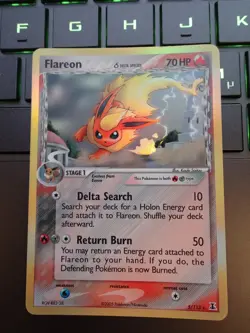 Flareon 5/113 Rare Holo EX Delta Species 2005 Pokemon TCG - NM - Image 1