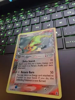 Flareon 5/113 Rare Holo EX Delta Species 2005 Pokemon TCG - NM - Image 4