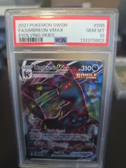 2021 Pokemon Umbreon VMAX Full Art SWSH Evolving Skies PSA 10 - Image 3