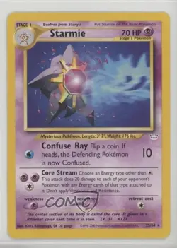 Starmie Pokemon Neo Revelation #25 2001 - Image 1