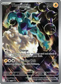 Pokemon TCG Black Bolt Thundurus Black Star Promo SVP 209 NM - Image 1