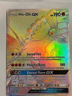 Pokemon TCG HO-OH GX Sun & Moon Sm80 Promo Promo - Image 1