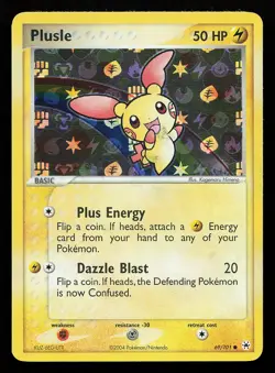 Plusle 69/101 Reverse Holo EX Hidden Legends Pokemon Card - Image 1