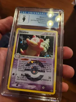 (POP 11) CGC 9 MINT Pokemon Slowbro Reverse Holo EX Fire Red Leaf Green 14/112 - Image 2