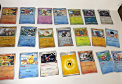 Pokemon Destined Rivals OPEN BOX w/87 basic cards, Dice, Energy Markers Perfect - Image 2