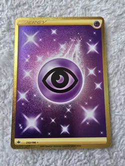 Psychic Energy 232/198 Pokemon TCG SWSH: Chiling Reign NM Secret Rare - Image 1