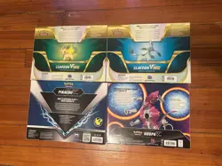 Pokemon TCG Glaceon & Leafeon VSTAR Collection + Pikachu & Hoopa V Box - Sealed - Image 2