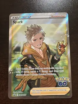 Spark SWSH226 NM Pokemon TCG Sword & Shield Promo Full Art Pokemon Go - Image 1