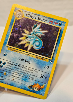 Misty's Seadra 9/132 Gym Heroes PreRelease Promo Pokemon 1243 - Image 4