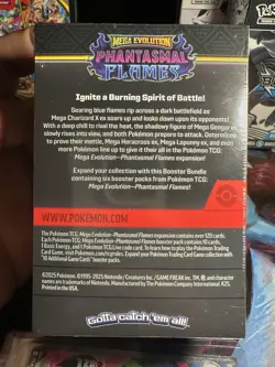 Pokemon Mega Evolution-Phantasmal Flames Booster Bundle Box 6 Packs - Image 2