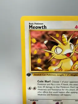 Pokemon Team Rocket Meowth 62/82 1st Edition NM-MT Never Played - Image 4