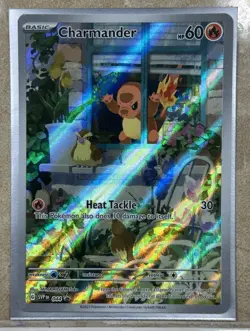 Pokemon Charmander TCG Scarlet & Violet Promo 044 Full Art Holo - Image 1