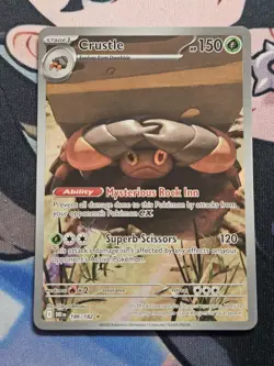 Pokemon Crustle 186/182 Sv10: Destined Rivals NM - Image 1