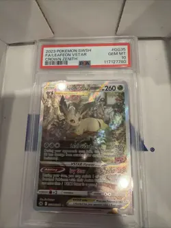 2023 Pokemon SWSH F.A./Leafeon VSTAR Crown Zenith #GG35 PSA 10 - Image 1