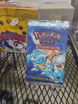 Unopened 1999 Pokemon Card Game Expansion Pack 1 Pack Korean ver Base Set - Image 1