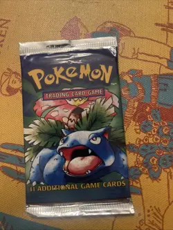 1999 Pokemon Game Base Set 1st edition Booster Pack - Venusaur *Factory sealed* - Image 1