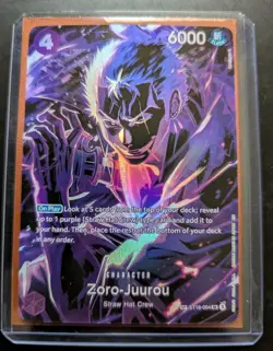 Zoro-Juurou (ST18-004) Alt Art English SP Rare OP12 - One Piece TCG - Image 1
