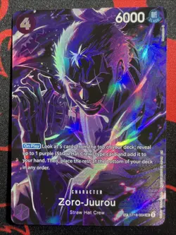 Zoro-Juurou (ST18-004) Alt Art English SP Rare OP12 - One Piece TCG - Image 1