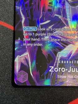 Zoro-Juurou (ST18-004) Alt Art English SP Rare OP12 - One Piece TCG - Image 5