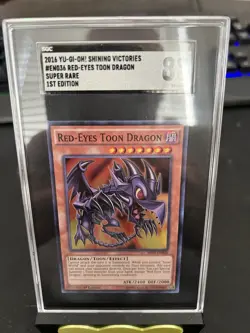 Yu-Gi-Oh! TCG Red-Eyes Toon Dragon Shining Victories 1st Edition SHVI-EN036 - Image 1