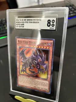 Yu-Gi-Oh! TCG Red-Eyes Toon Dragon Shining Victories 1st Edition SHVI-EN036 - Image 2