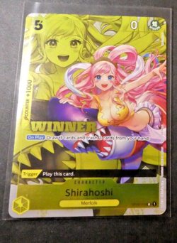 One Piece Card English Holo Foil Carte Shirahoshi OP03-116 Winner En Mint - Image 1