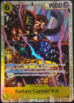 Eustass"Captain"Kid OP10-112 SR - One Piece TCG - Royal Blood (NM) - Image 1