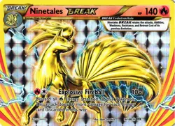 Pokemon TCG Ninetales BREAK XY Evolutions 16/108 Holo VLP - Image 1