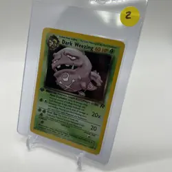 Pokemon Dark Weezing 1st Edition 14/82 Holo Team Rocket Rare - Image 3