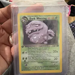 Pokemon Team Rocket 1st Edition - Dark Weezing 14/82 Holo Rare MINT - Image 1