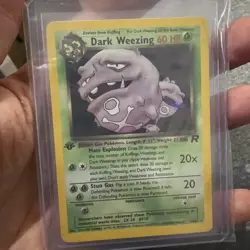 Pokemon Team Rocket 1st Edition - Dark Weezing 14/82 Holo Rare MINT - Image 2