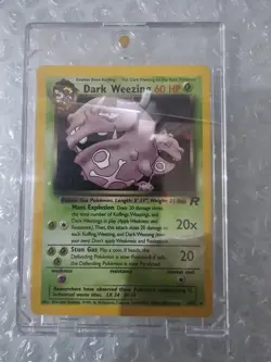 Dark Weezing - 1st Edition Team Rocket 14/82 Rare Holo Pokemon TCG - LP - Image 4