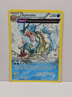 Pokemon TCG Gyarados 21/98 Ancient Origins Non-Holo Half Art Card - Image 1