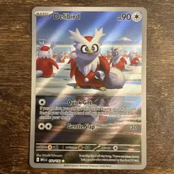Pokemon Card Delibird 152/132 Illustration Rare Mega Evolution Base Set NM - Image 1