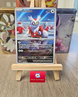 Pokemon Card Delibird 152/132 Illustration Rare Mega Evolution Base Set NM - Image 1