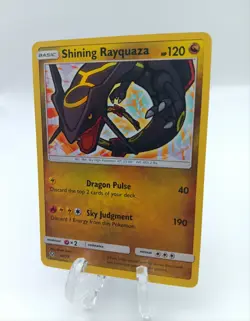 Shining Rayquaza 56/73 Shining Legends POKEMON Holo NM PACK FRESH Mint RARE NICE - Image 2