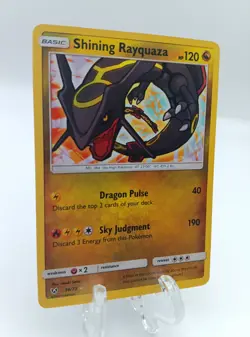 Shining Rayquaza 56/73 Shining Legends POKEMON Holo NM PACK FRESH Mint RARE NICE - Image 3