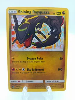 Shining Rayquaza 56/73 Shining Legends POKEMON Holo NM PACK FRESH Mint RARE NICE - Image 4