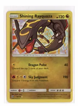 Shining Rayquaza 56/73 Shiny Holo Rare Shining Legends Pokemon TCG NM - Image 1