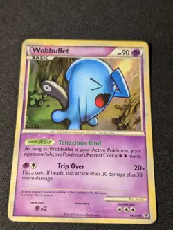 Wobbuffet HGSS04 - Black Star Promo - Cosmo Holo Swirl - Image 1