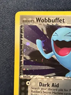 Rocket's Wobbuffet 🌀 47/109 Pokemon Team Rocket Returns Reverse Holo Stamped - Image 2