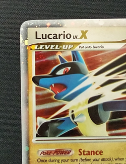 Lucario LV. X Holo Rare Mysterious Treasures D&P 2007 Pokemon Card 122/123 - Image 2