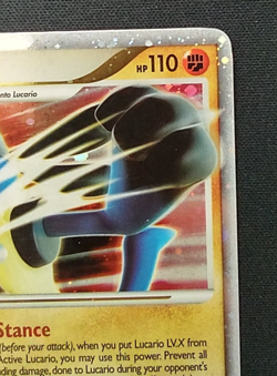 Lucario LV. X Holo Rare Mysterious Treasures D&P 2007 Pokemon Card 122/123 - Image 3