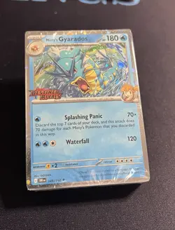 Misty's Gyarados (Sealed) Promo & Deck Destined Rivals Prerelease Promo 049/182 - Image 1