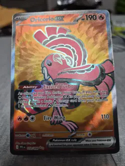 Oricorio ex 110/094 Full Art Ultra Rare Holo Phantasmal Flames Pokemon TCG - Image 1