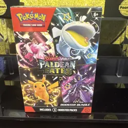 Pokemon TCG Scarlet & Violet Paldean Fates 6 Booster Pack Bundle Factory Sealed - Image 1