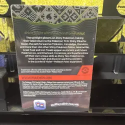 Pokemon TCG Scarlet & Violet Paldean Fates 6 Booster Pack Bundle Factory Sealed - Image 2